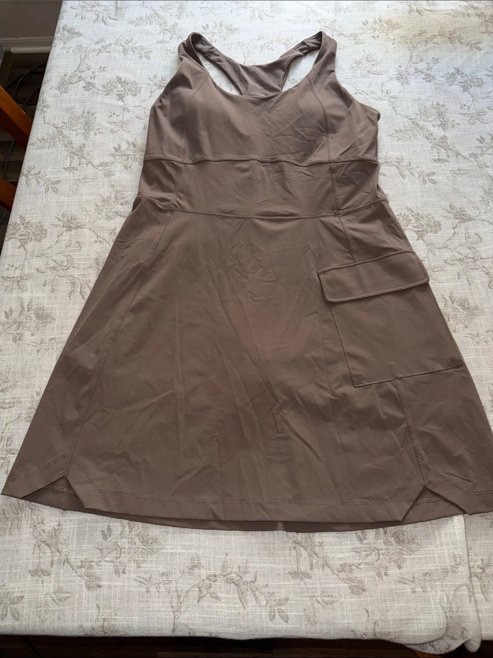 Fabletics Brown Racerback Active Dress - Picture 3 of 6